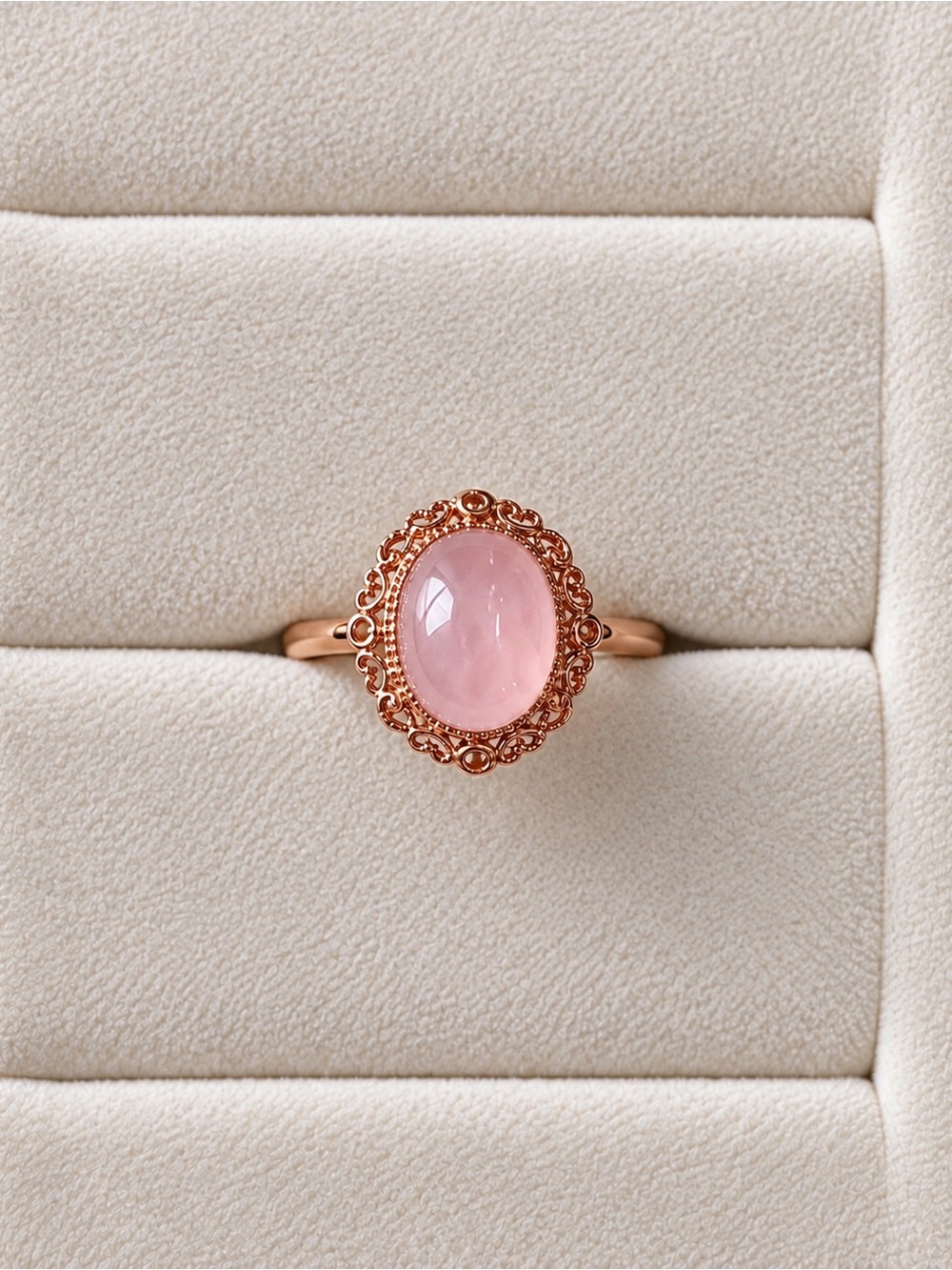 Pick 1 | Birthstone Rings | Rose Quartz | Silver Plated | Rose Gold Plated |